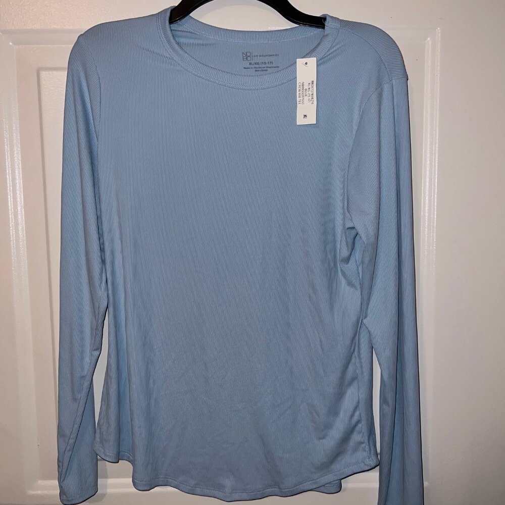 Boundaries light blue shirt XL (15-17) New With Tags